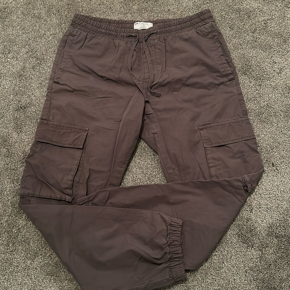 Asos Designed Cargo Pants in Washed Brown